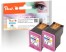 320948 - Peach Doppelpack Druckköpfe color kompatibel zu HP No. 303XL C*2, T6N03AE*2