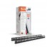 510130 - Peach Plastikbinderücken DIN A4 | 22mm | 210 Blatt | 50 Stück | schwarz | PB422-02